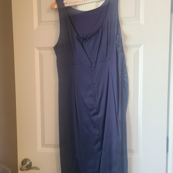 Slate blue Donna Ricco cocktail/sheath dress - Picture 3 of 10